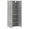 Stylish Highboard Concrete Grey - 69.5x34x180 cm - Hipomarket