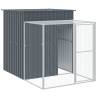 Durable Chicken Cage with Run - Anthracite Galvanised Steel