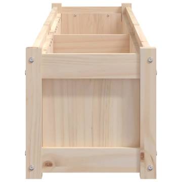 Garden Planters 2 pcs Solid Wood Pine | HipoMarket UK