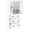 Stylish Highboard in High Gloss White - Ample Storage Space