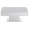 FMD Coffee Table Concrete Grey and White Colour concrete grey Quantity in Package 1 