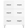 Stylish Highboard in High Gloss White - Ample Storage Space