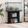 Aquarium Stand Black 80x35x60 cm Engineered Wood Colour black Size 80 x 35 x 60 cm 