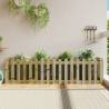 Garden Raised Bed with Fence Design - Premium Pine Wood 200x50x50