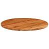 Round Solid Wood Acacia Table Top Ø80x2.5 cm - Unique Finish