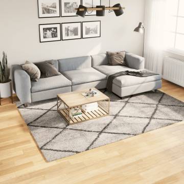 Shaggy Rug PAMPLONA 200x280 cm - Modern Beige & Anthracite