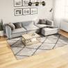 Shaggy Rug PAMPLONA High Pile Modern Beige and Anthracite 200x280 cm Colour beige and anthracite Size 200 x 280 cm 