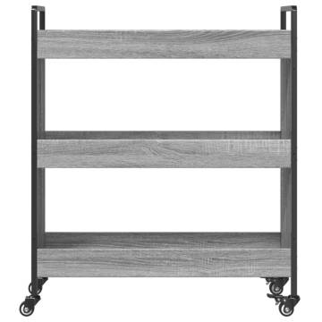 Kitchen Trolley Grey Sonoma - Stylish Storage Solution