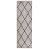 Shaggy Rug High Pile Modern Beige & Anthracite 80x250 cm