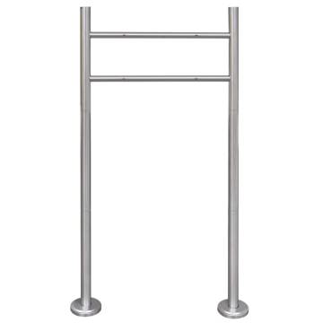 Durable Stainless Steel Mailbox Stand | HipoMarket UK