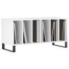 High Gloss White Record Cabinet | Stylish Storage Solution