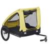 Pet Bike Trailer Yellow and Black | Durable & Convenient