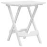 Folding Garden Table 45.5x38.5 cm - Durable White Design