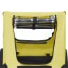 Pet Bike Trailer Yellow and Black | Durable & Convenient