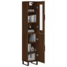 Stylish Highboard Brown Oak - Elegant Storage Solution