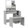 Dressing Table Set Concrete Grey - Stylish & Functional Design