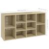 Shoe Bench Sonoma Oak | Stylish Storage & TV Cabinet