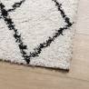 Shaggy Rug PAMPLONA - Modern Cream and Black 120x170 cm