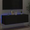 LED TV Wall Cabinet Black - Stylish & Space-Saving Solution