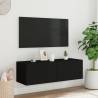 LED TV Wall Cabinet Black - Stylish & Space-Saving Solution