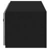 LED TV Wall Cabinet Black - Stylish & Space-Saving Solution