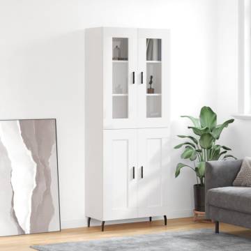 Highboard High Gloss White - Elegant Storage Solution | HipoMarket