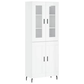 Highboard High Gloss White - Elegant Storage Solution | HipoMarket