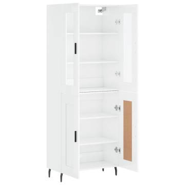 Highboard High Gloss White - Elegant Storage Solution | HipoMarket