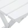 Folding Garden Table 45.5x38.5 cm - Durable White Design