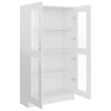 Vitrine Cabinet High Gloss White - Stylish Storage Solution