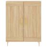 Highboard Sonoma Oak 69.5x34x180 cm - Elegant Storage Solution