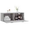 Wall Cabinet Grey Sonoma - 100x36.5x35 cm Engineered Wood