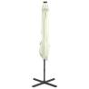 Cantilever Umbrella with LED Lights - 250 cm Sand | HiPo Market