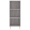 Stylish Highboard Grey Sonoma - 34.5x34x180 cm | Hipo Market