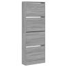 Shoe Cabinet Grey Sonoma - Compact Storage Solution | HipoMarket