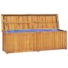 Garden Box 175x50x55 cm - Solid Teak Wood Storage Solution