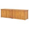 Garden Box 175x50x55 cm - Solid Teak Wood Storage Solution