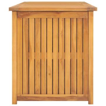 Garden Box 175x50x55 cm - Solid Teak Wood Storage Solution