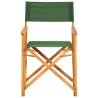 Stylish Director's Chair in Solid Acacia Wood - Green