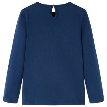 Kids' Navy Blue Long Sleeve T-Shirt - Size 140 | Hipo Market