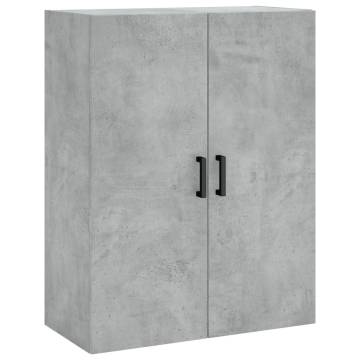 Stylish Highboard Concrete Grey - 69.5x34x180 cm | Hipo Market