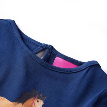 Kids' Navy Blue Long Sleeve T-Shirt - Size 140 | Hipo Market