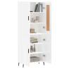 Highboard High Gloss White - Stylish Storage Solution