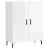 Highboard High Gloss White - Stylish Storage Solution