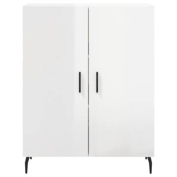 Highboard High Gloss White - Stylish Storage Solution