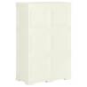 Plastic Cabinet 79x43x125 cm - Wood Design Vanilla Ice