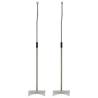 Universal Speaker Stand Silver - 2 Pcs | HipoMarket