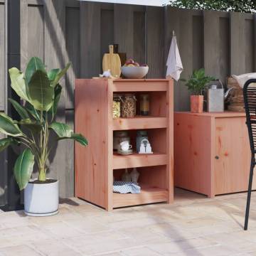 Outdoor Kitchen Cabinet - Solid Douglas Wood 55x55x92 cm