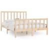 Solid Wood King Size Bed Frame 150x200 cm | HipoMarket