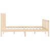 Solid Wood King Size Bed Frame 150x200 cm | HipoMarket